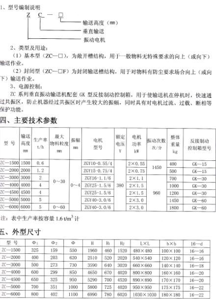 ZC垂直振動輸送機